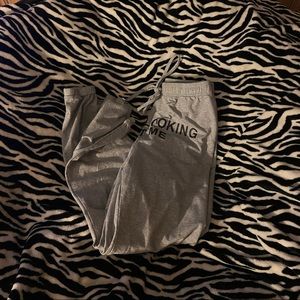 stop looking at me sweatpants